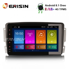 Erisin ES2889C 8" DAB+ Android 8.1 Autoradio GPS Mercedes C/CLK/G Classe W209 Viano Vito Navi SWC