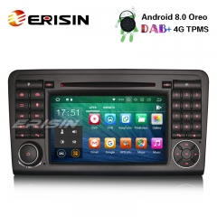 Erisin ES7883L 7" Android 8.0 Autoradio GPS DAB+SD BT Navi DVD Wifi Mercedes Benz ML/GL Class W164