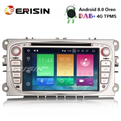 Erisin ES7409FS 7" 8-Core Android 8.0 Car Stereo DAB+ GPS Ford Mondeo Focus S/C-Max Galaxy Radio 4G