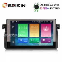Erisin ES7496B 9" Android 8.0 BMW 3er E46 M3 Rover75 MG ZT Car Stereo GPS DTV OBD 4G DVR DAB+ TPMS