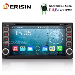 Erisin ES8863C 6.95" Android 8.0 Car Radio Stereo DAB+ GPS TOYOTA Corolla Prado RAV4 VIOS Hilux Yaris