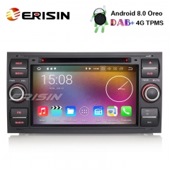Erisin ES8831FB 7" 8-Core DAB+ Android 8.0 Car Stereo GPS Ford C/S-Max Fiesta Fusion Galaxy Sat Nav
