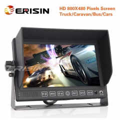 Erisin ES313 7" HD LCD Monitor 7 inch Reversing CCD Camera 12V/24V Truck/Caravan Bus
