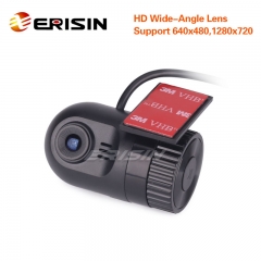 Erisin ES456 HD 720P G-sensor In Dash Car Camera Video Recorder DV-Recorder DVR Cam, can't be used in Android car multimedia