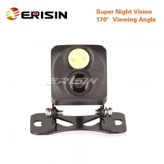 Erisin ES488 Super Night Vision Rear View Camera Guard line 170° NTSC 520 TV Lines
