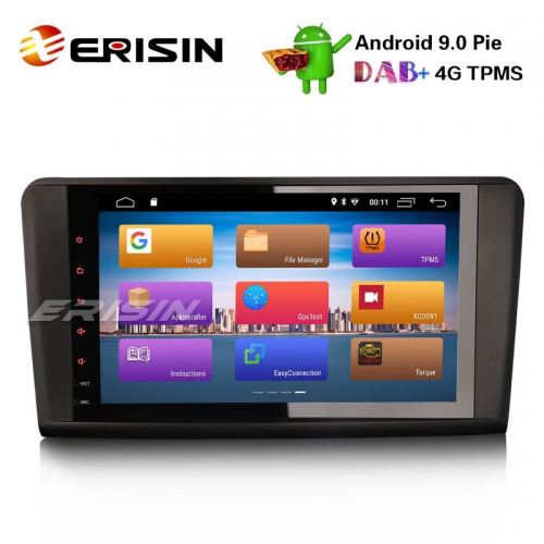 Erisin ES2994L 9" DAB + Android 9.0 GPS Radio para coche Navi Canbus RDS Mercedes ML / GL Clase W164 X164
