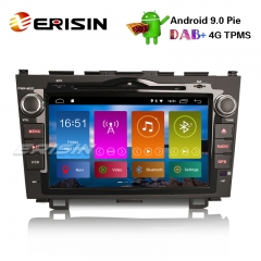 Erisin ES2959H 8"Android 9.0 Autoradio DAB + DVD Player Do Carro GPS Navi CD WI-FI SWC TPMS DVB-T2 HONDA CR-V 2006-11