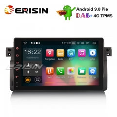 Erisin ES7903B 9" Android 9.0 Car Stereo GPS Wifi 4G DVR DAB+ OBD BMW 3er E46 M3 Rover75 MG ZT