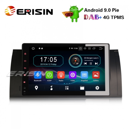 Erisin ES4993B 9" DAB + Android 9.0 GPS Autoradio Wifi DVB-T2 Canbus Navi BMW 5er E39 E53 M5 X5