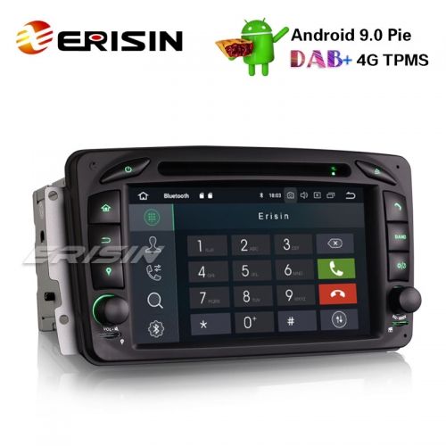 Erisin ES7963C Android 9.0 Car Stereo GPS DAB+BT CD Mercedes