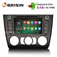 Erisin ES7940B 7" カーステレオAndroid 9.0 DAB + GPS CD BT Satnav BMW 1 Serie E81ハッチバックE82 E88