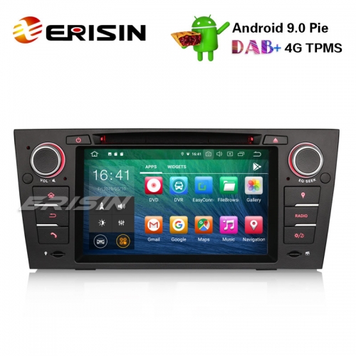 Erisin ES7967B 7" Автомобильный стерео GPS Android 9.0 DAB + DVR Canbus OBD BT BMW E90 3er E91 E92 E93 E93 Satnav