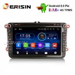Erisin ES8985V 8" Android 9.0 Pie DAB+ DVD Car Stereo GPS for VW Golf Passat Tiguan Polo Seat