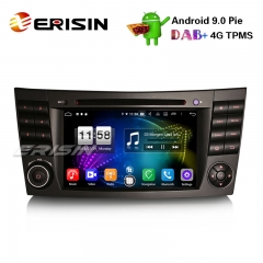 Erisin es7710e 7" android 9.0 dab + wifi autoradio gps dvd 4g für mercedes benz e / cls / g klasse w211 w219