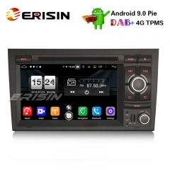 Erisin ES7738A 7" Android 9.0 Car DVD Stereo DAB+ 4G GPS Sat Nav for Audi A4 S4 RS4 Seat Exeo