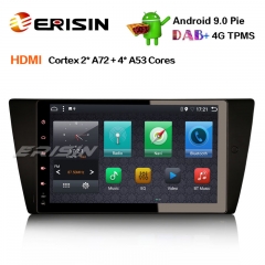 Erisin ES6290B 9" Android 9.0 Autoradio USB DAB + GPS Navi Wifi para BMW Serie 3 E90 E91 E92 E93