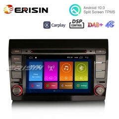 Erisin ES3071F 7" Android 10.0 DAB+ Car Stereo GPS Wifi SatNav OBD DSP TPMS CarPlay for FIAT BRAVO