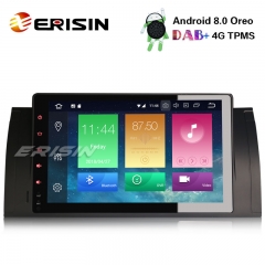 Erisin ES7493B 9" Android 8.0 Car Radio DAB+ GPS 4G TPMS for BMW E39 E53