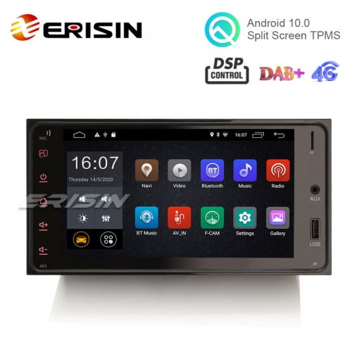 Erisin ES2643C 7" DSP Android 10.0 Car Radio GPS 4G WiFi DAB+ for Toyota Corolla RAV4