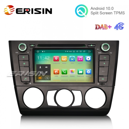 Erisin ES5140B 7" Quad-Core Android 10.0 Car DVD Player GPS DAB+ 4G for BMW E81 E82