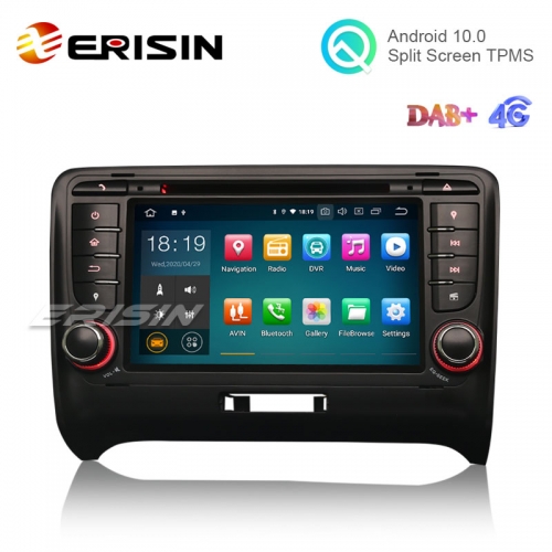 Erisin ES5179A 7" Android 10.0 Car DVD 4G Radio OBD GPS DAB+ CarPlay+ for AUDI TT MK2
