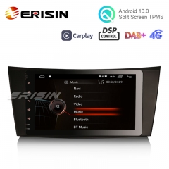 Erisin ES4281E 8" HD  Android 10.0 Car Stereo GPS WiFi 4G TPMS DVR DAB DVD CarPlay DSP for Benz E Class