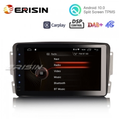 Erisin ES4289C 8" Android 10.0 OS Car GPS 4G TPMS DAB+ Apple CarPlay DSP for Benz W203 S203 CLK W209