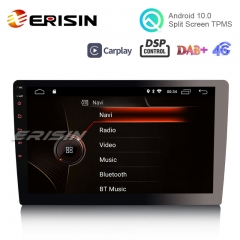 Erisin ES4210U 10.1" Android 10.0 OS Car GPS 4G TPMS DAB+ Apple CarPlay DSP