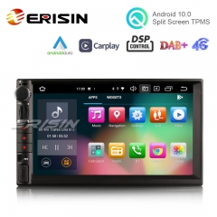 Erisin ES8149U 7" Universal 2 Din Android 10.0 Car Stereo DSP CarPlay & Auto GPS TPMS DAB+ 4G Radio 64G