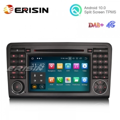 Erisin ES5183L 7" Android 10.0 Car DVD with GPS Radio WiFi BT DAB TPMS for Mercedes Benz ML-Class W164