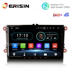 Erisin ES5991V 9" Android 10.0 Car Stereo for VW Golf 5 Passat Tiguan Polo Eos Skoda DAB+ Navi OPS