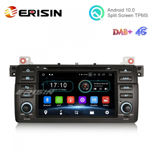 Erisin ES5946B 7" Android 10.0 Car Stereo for BMW 3er E46 M3 318 320 MG ZT Rover 75 Wifi 4G DVD Sat Navi
