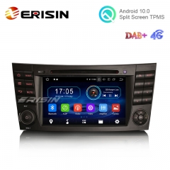 Erisin ES5980E 7" Android 10.0 Car Stereo for Benz E Class W211 CarPlay+ DAB+ DVD BT GPS Wifi Radio SatNav