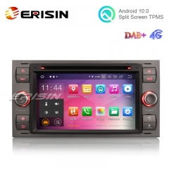 Erisin ES5166F 7" Android 10.0 Car Multimedia with GPS Radio DVD for FORD Fiesta kuga Fusion Mondeo