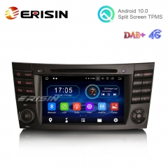 Erisin ES6980E 7" Android 10.0 Car Stereo DVD for Benz CLS Class W219 E-Class W211 W463 4G WiFi RDS Radio GPS Sat