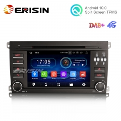 Erisin ES6914C 7" 64G 8 Core Android 10.0 Car Multimedia with GPS Radio WiFi DVR DVD for Porsche Cayenne