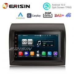 Erisin ES8774D 7" 64G Android 10.0 Car Stereo CarPlay Auto DSP GPS TPMS DVR 4G BT for FIAT DUCATO CITROEN JUMPER