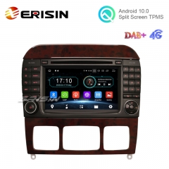 Erisin ES5997S 7" 16G Android 10.0 Car DVD GPS Radio WiFi BT TPMS DVR for Mercedes-Benz S-Class W220 CL-Class W215