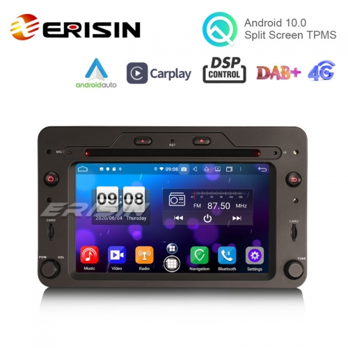 Erisin ES8720R 6.2" Octa-Core Android 10.0 Car DVD CarPlay &amp; Auto GPS TPMS DAB DSP pour Alfa Romeo Spider 159 Sportwagon