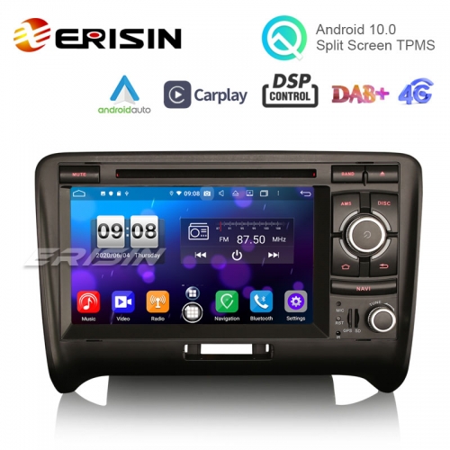 Erisin ES8739A 7" DSP Android 10.0 Car DVD CarPlay & Auto GPS 4G DAB+ for Audi TT