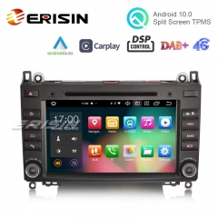 Erisin ES8121B 8" Octa-Core Android 10.0 Car DVD for Mercedes Benz Sprinter Viano Vito CarPlay Auto 4G GPS TPMS DVR DSP GPS System
