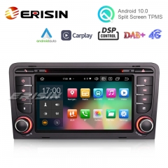 Erisin ES8147A 7" PX5 Android 10.0 Car DVD GPS 4G+64G DAB+ DSP CarPlay for Audi A3 S3