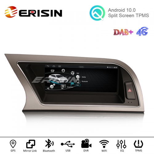 Erisin ES2614A 8.8" IPS Screen Android 10.0 Car Radio GPS Sat for Audi A4 2013-2016 DAB+ Carplay+