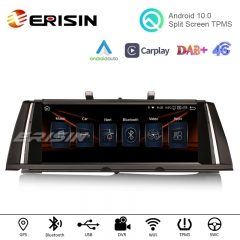 Erisin ES2871B 10.25" HD IPS Android 10.0 Car Stereo Carplay Android Auto Radio GPS WiFi TPMS DVR DAB for BMW 7 Series F01/F02 CIC NBT