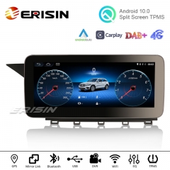 Erisin ES2654G Android 10 Car Stereo Head Unit Mercedes-Benz GLK Class X204 Carplay NTG4.5 System 4G WiFi Bluetooth IPS Screen OEM Radio CD Player