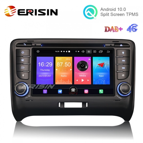 ES2779A 7" HD Car DVD Player Android Auto Carplay DSP DAB GPS Sat Android 10.0 Stereo System for AUDI TT MK2