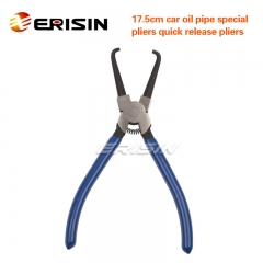 ES046 Pinza filtro benzina blu 7 pollici 17,5 cm tubo olio per auto pinze speciali pinze per smontaggio rapido