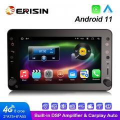 Erisin ES8620R 7" Android 11.0 Car Media Player CarPlay & Auto 4G WiFi DSP Stereo DVD GPS For Alfa Romeo Spider Brera 159 Sportwagon