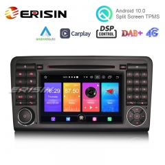 ES2783L 7" Android 10.0 Car Radio DVD Player For Mercedes Benz GL-Class X164 ML-Class W164 Built-in Carplay Android Auto DSP WiFi