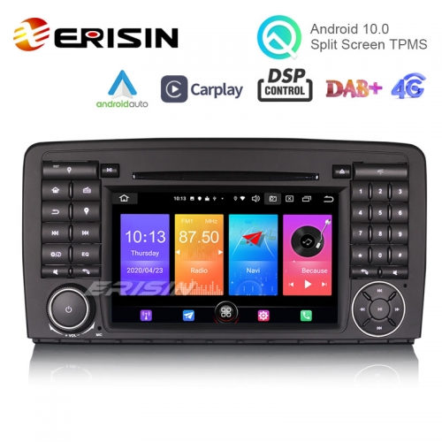 ES2781R 7" HD Android 10.0 Auto Multimedia System DSP Carplay Radio GPS DVD Player for Mercedes Benz R-Class W251 2006-2012 (R280/R300/R320/R350/R500/